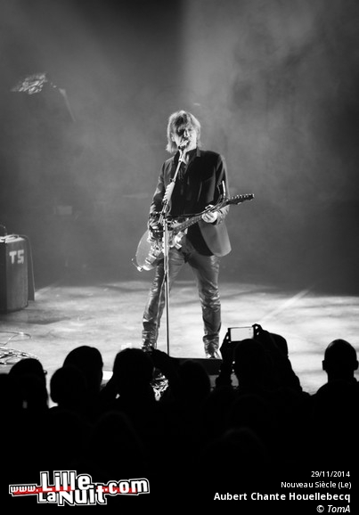 Aubert chante Houellebecq au Nouveau Siècle en live - photo n°11