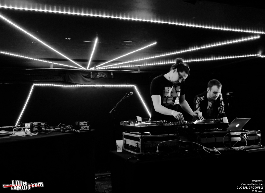 Global Groove #2 : Supagroovalistic + A/T/O/S + Dorian Concept à la Cave aux Poètes en live - photo n°3