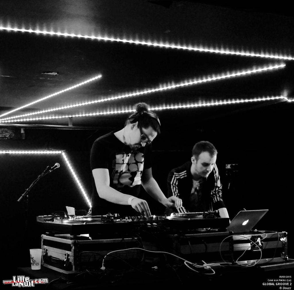 Global Groove #2 : Supagroovalistic + A/T/O/S + Dorian Concept à la Cave aux Poètes en live - photo n°1
