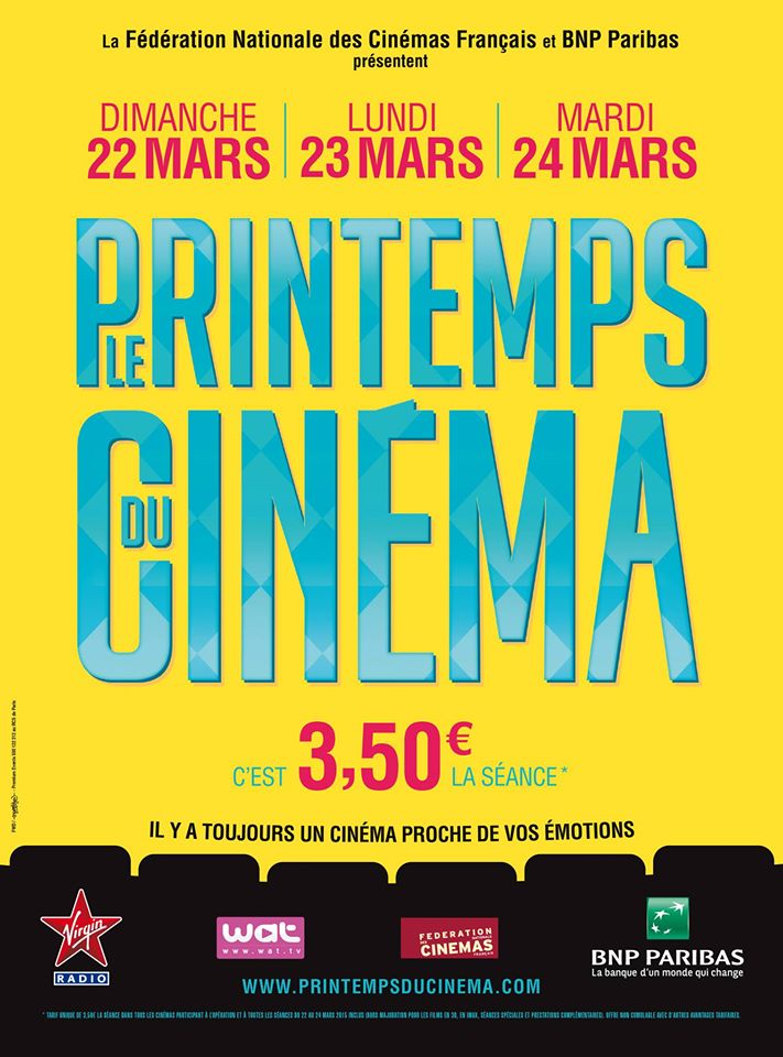 Le Printemps du Cinéma 2015