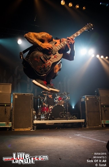 Sick Of It All + Tagada Jones + Angel Dust + The Herectic Process à l’Aéronef en live - photo n°13