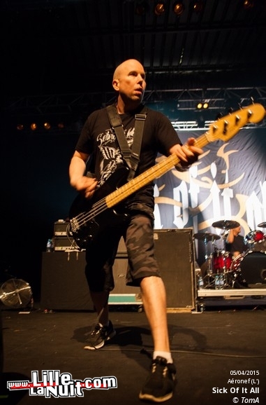 Sick Of It All + Tagada Jones + Angel Dust + The Herectic Process à l’Aéronef en live - photo n°15