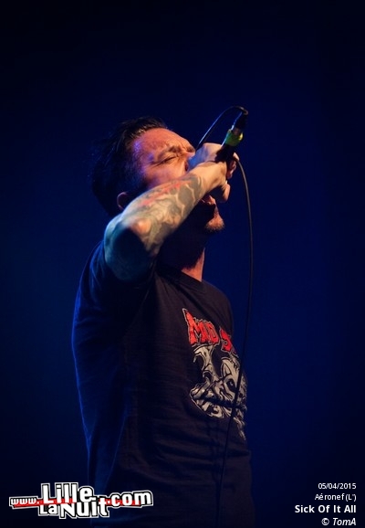 Sick Of It All + Tagada Jones + Angel Dust + The Herectic Process à l’Aéronef en live - photo n°25