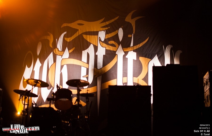 Sick Of It All + Tagada Jones + Angel Dust + The Herectic Process à l’Aéronef en live - photo n°1