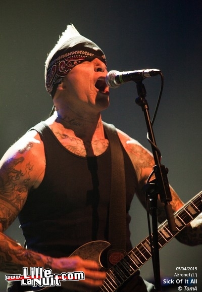 Sick Of It All + Tagada Jones + Angel Dust + The Herectic Process à l’Aéronef en live - photo n°24