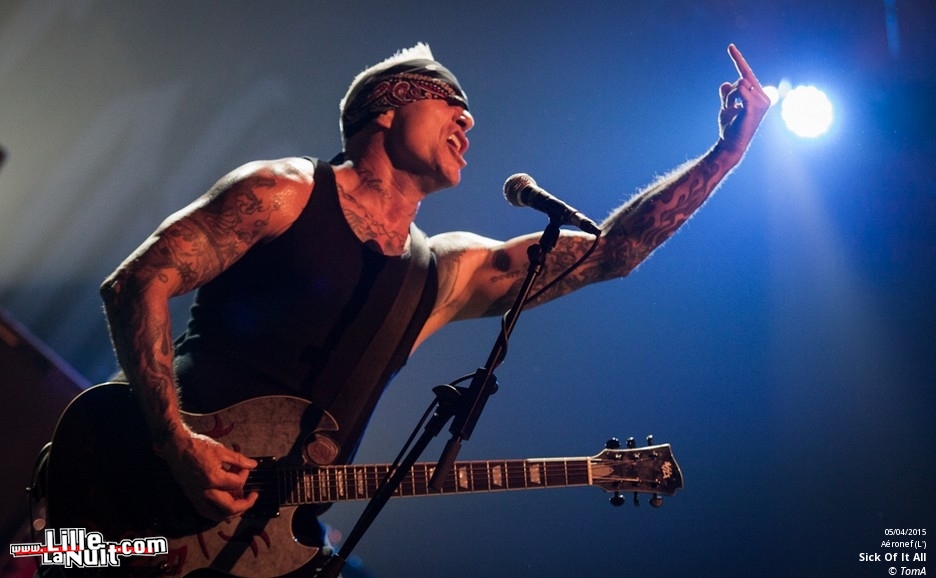 Sick Of It All + Tagada Jones + Angel Dust + The Herectic Process à l’Aéronef en live - photo n°21