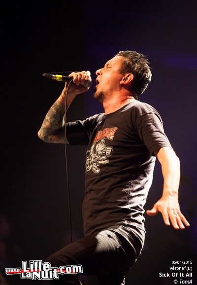 Sick Of It All + Tagada Jones + Angel Dust + The Herectic Process à l’Aéronef en live - photo n°23