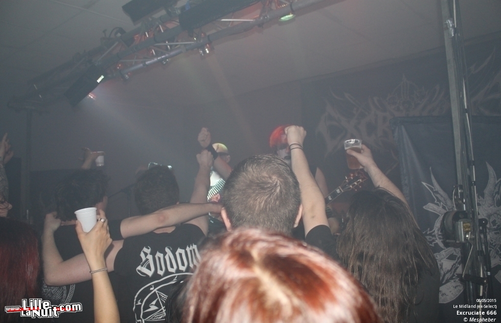 Excruciate 666 + Nirnaeth + Sepulchral Voices + Nihilism au Midland en live - photo n°26
