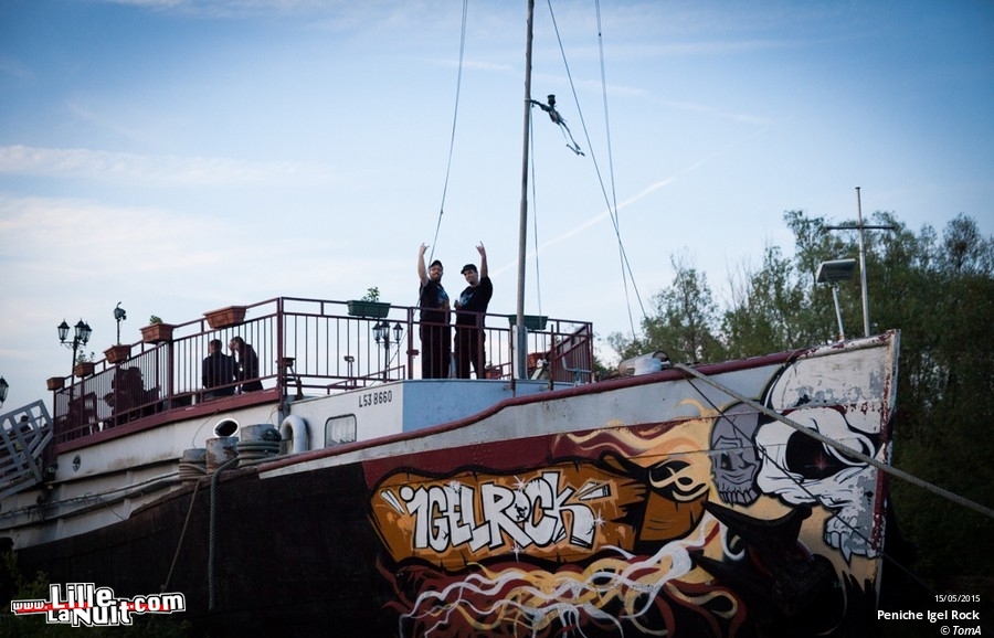 Aqme + Noise Emission Control à la Péniche Igel Rock en live - photo n°3