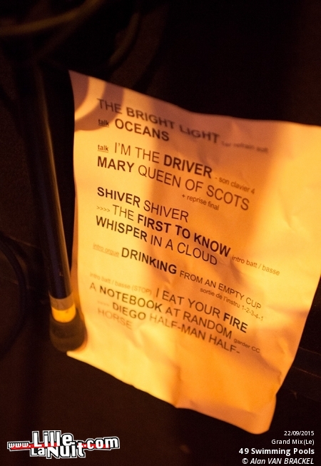 The Apartments + 49 Swimming Pools au Grand Mix en live - photo n°1