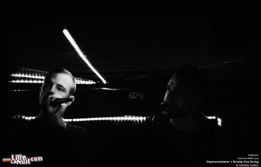 Heymoonshaker + Brushy One String à la Cave Aux Poètes en live - photo n°5