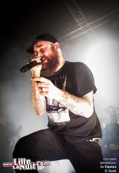 In Flames + Black Temple au Splendid en live - photo n°5