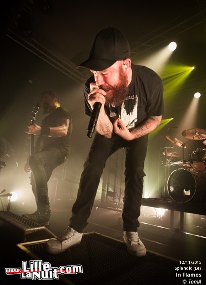 In Flames + Black Temple au Splendid en live - photo n°7