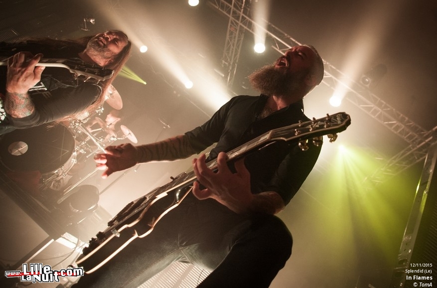 In Flames + Black Temple au Splendid en live - photo n°14