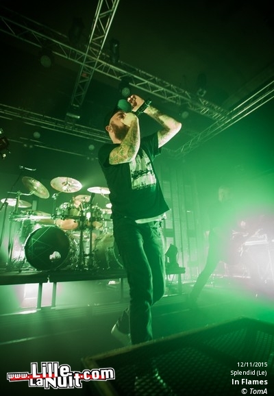 In Flames + Black Temple au Splendid en live - photo n°10