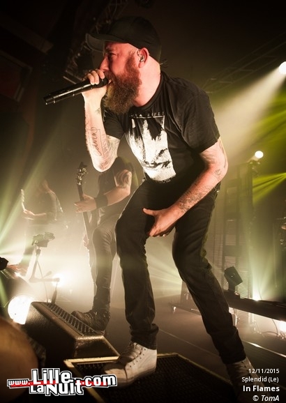 In Flames + Black Temple au Splendid en live - photo n°15