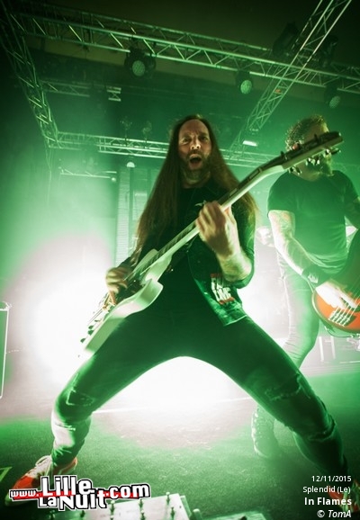 In Flames + Black Temple au Splendid en live - photo n°3