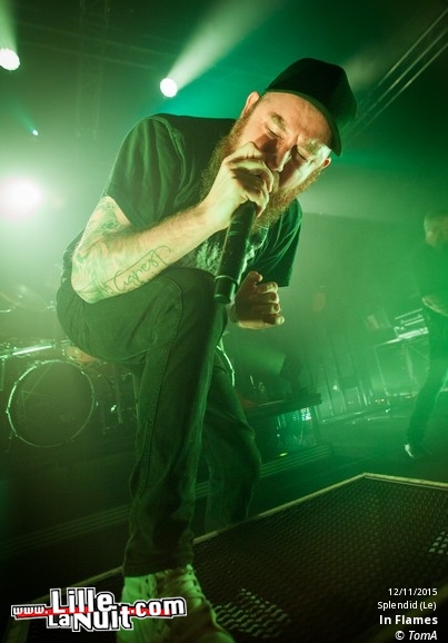 In Flames + Black Temple au Splendid en live - photo n°20
