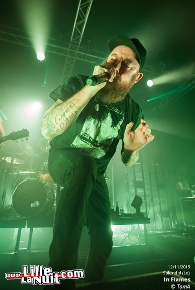 In Flames + Black Temple au Splendid en live - photo n°21