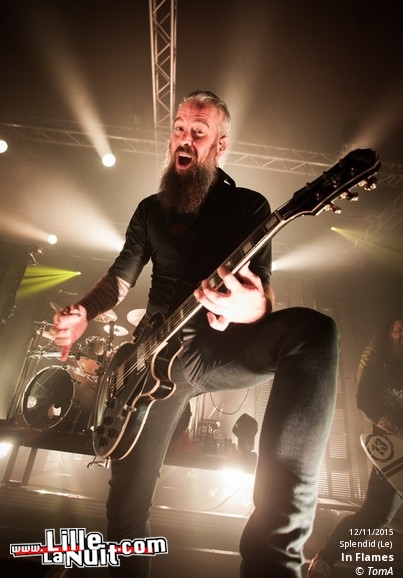 In Flames + Black Temple au Splendid en live - photo n°4