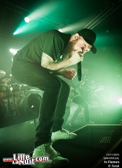 In Flames + Black Temple au Splendid en live - photo n°8