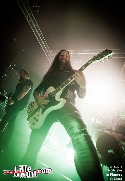 In Flames + Black Temple au Splendid en live - photo n°25