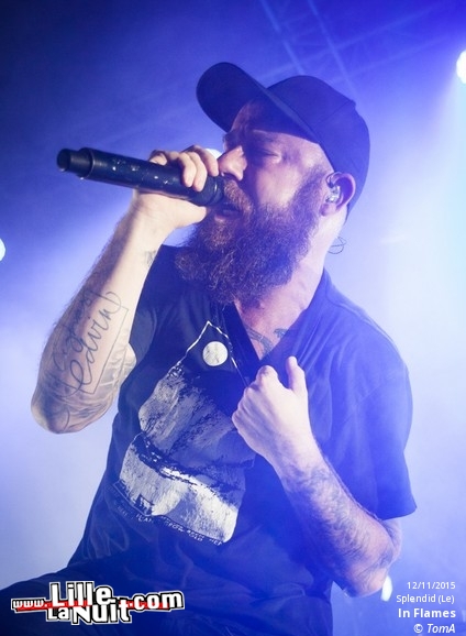 In Flames + Black Temple au Splendid en live - photo n°1