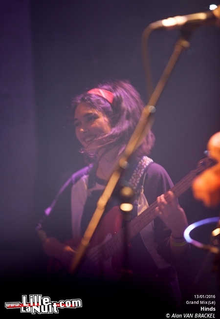 Hinds + Sun Club au Grand Mix en live - photo n°6