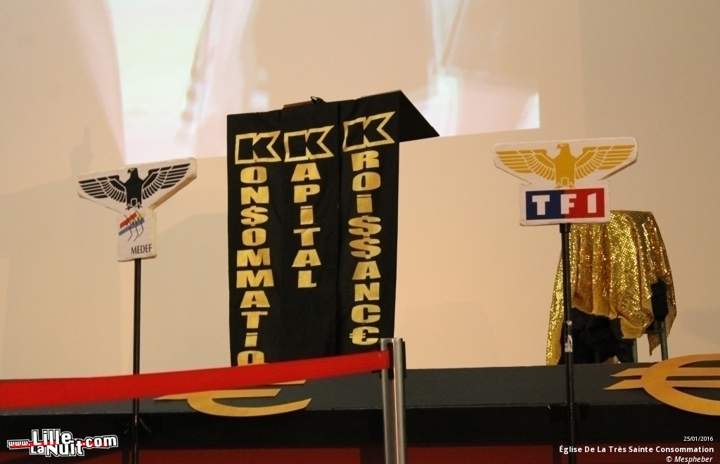 3ème Cérémonie Des Doigts D’Or De L’Église De La Très Sainte Consommation à Lille en live - photo n°1