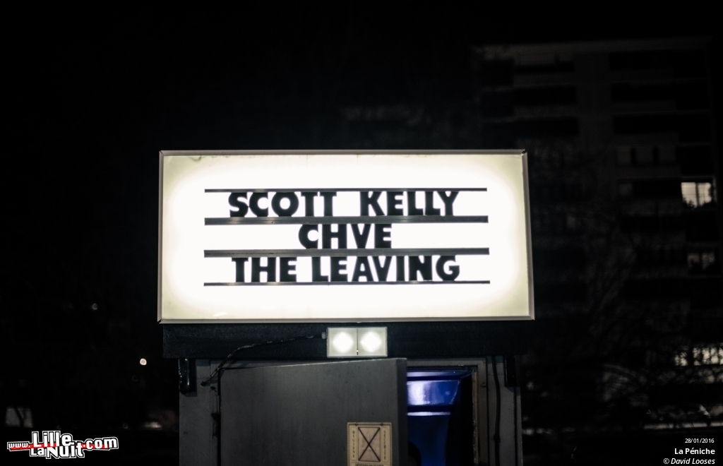 Scott Kelly + CHVE + The Leaving à La Péniche Lille en live - photo n°1