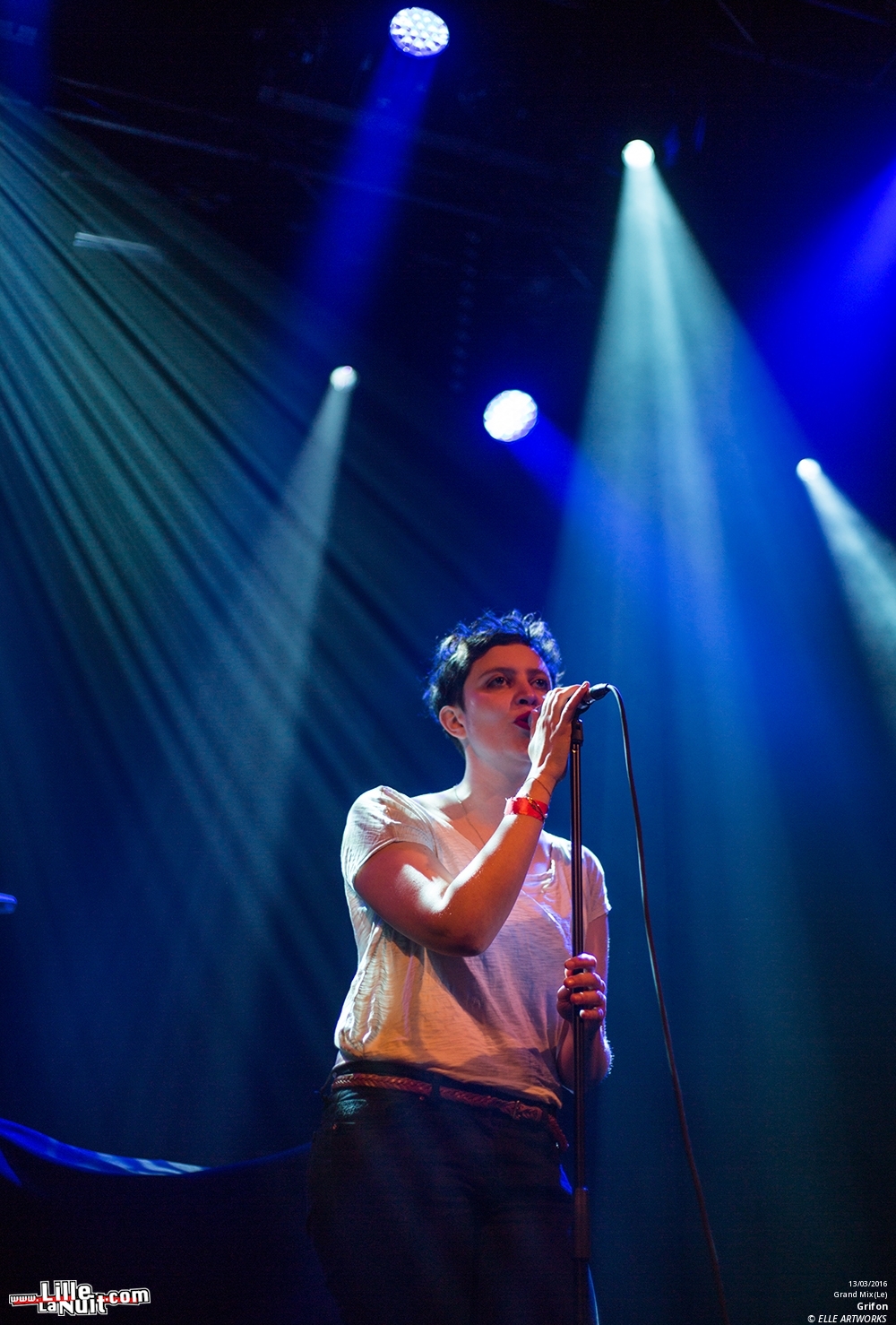Petite Noir + Grifon au Grand Mix en live - photo n°1