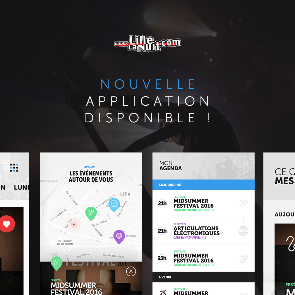 La nouvelle appli gratuite LillelaNuit est sortie !