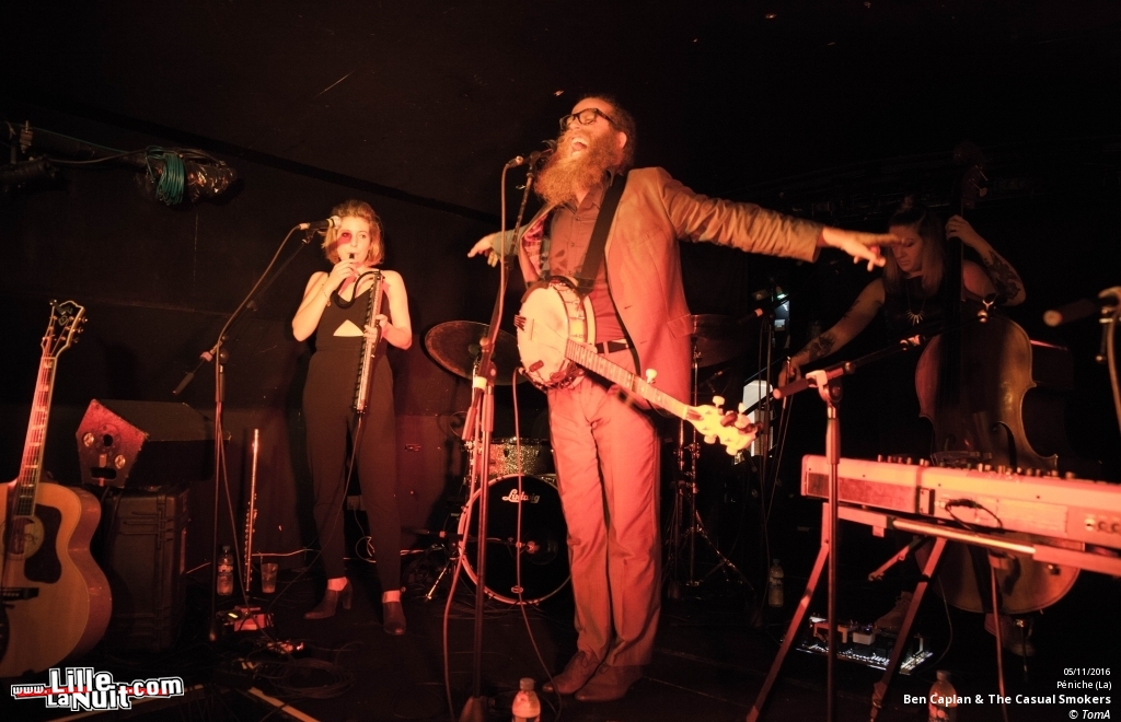 Ben Caplan & The Casual Smokers à la Péniche Lille en live - photo n°12