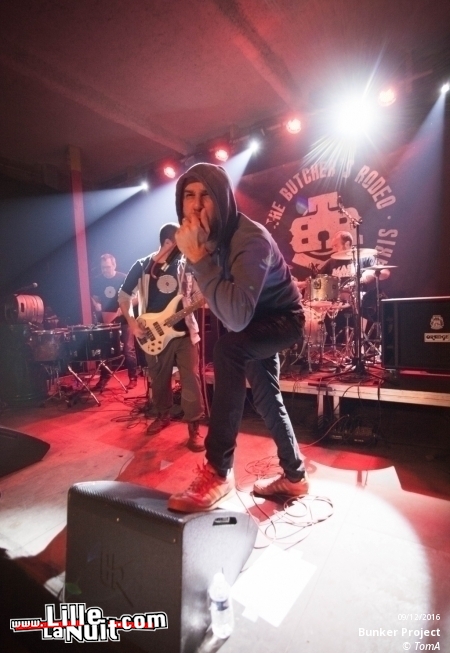 The Butcher’s Rodeo + Bunker Project + Noise Emission Control + Krazy Lizzy au Red Studio de Douai en live - photo n°7