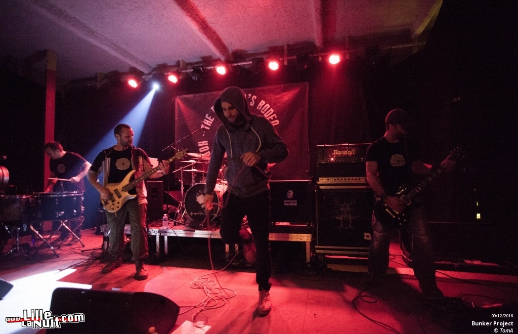The Butcher’s Rodeo + Bunker Project + Noise Emission Control + Krazy Lizzy au Red Studio de Douai en live - photo n°8