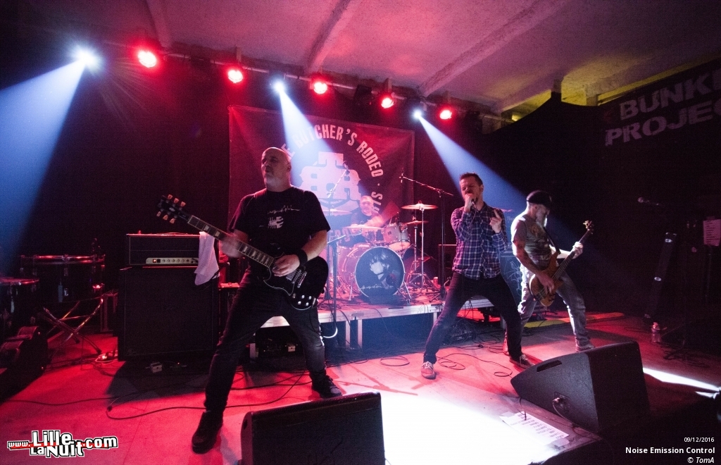 The Butcher’s Rodeo + Bunker Project + Noise Emission Control + Krazy Lizzy au Red Studio de Douai en live - photo n°11