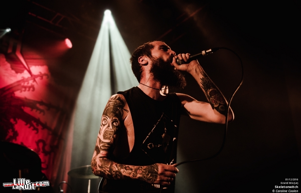 Kvelertak + Skeletonwitch au Grand Mix en live - photo n°3