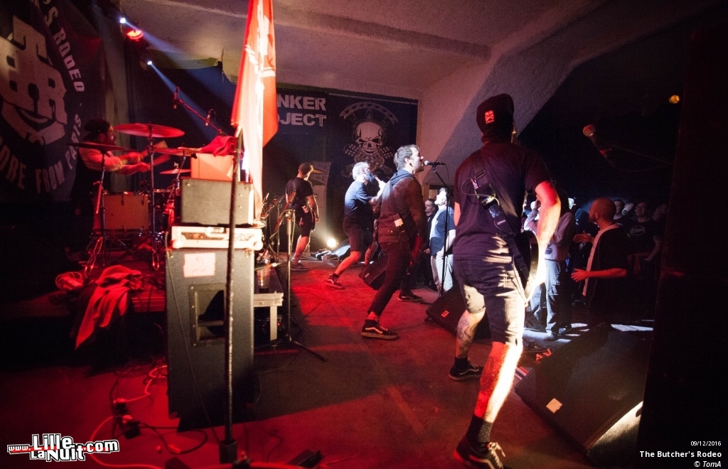 The Butcher’s Rodeo + Bunker Project + Noise Emission Control + Krazy Lizzy au Red Studio de Douai en live - photo n°13