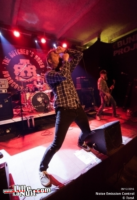 The Butcher’s Rodeo + Bunker Project + Noise Emission Control + Krazy Lizzy au Red Studio de Douai en live - photo n°17