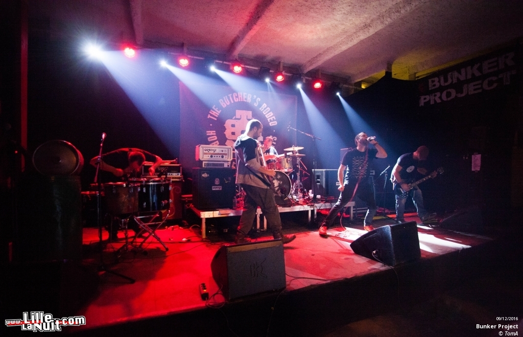 The Butcher’s Rodeo + Bunker Project + Noise Emission Control + Krazy Lizzy au Red Studio de Douai en live - photo n°4