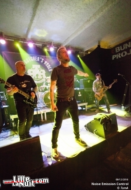 The Butcher’s Rodeo + Bunker Project + Noise Emission Control + Krazy Lizzy au Red Studio de Douai en live - photo n°9