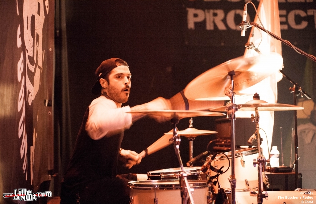 The Butcher’s Rodeo + Bunker Project + Noise Emission Control + Krazy Lizzy au Red Studio de Douai en live - photo n°24