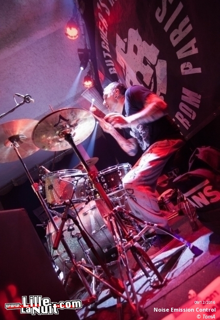 The Butcher’s Rodeo + Bunker Project + Noise Emission Control + Krazy Lizzy au Red Studio de Douai en live - photo n°7