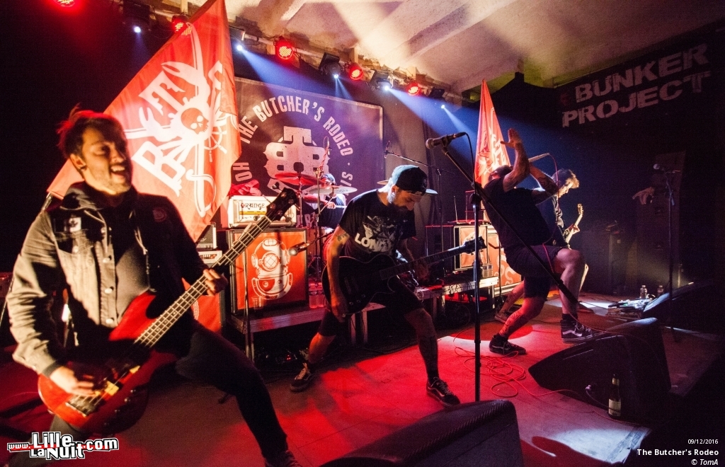 The Butcher’s Rodeo + Bunker Project + Noise Emission Control + Krazy Lizzy au Red Studio de Douai en live - photo n°28