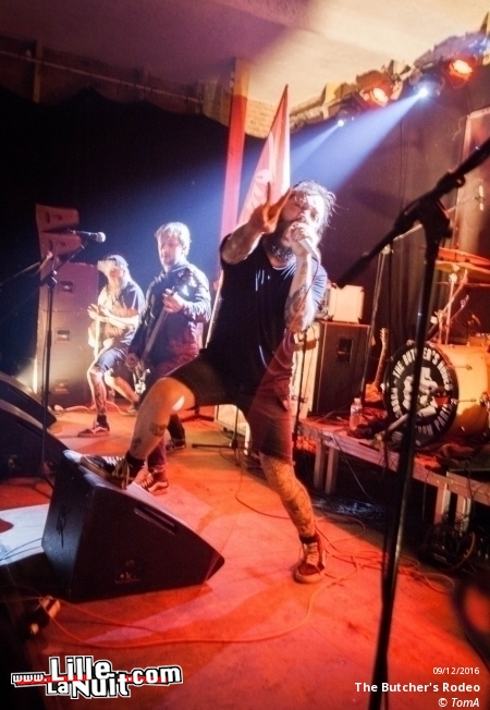 The Butcher’s Rodeo + Bunker Project + Noise Emission Control + Krazy Lizzy au Red Studio de Douai en live - photo n°9