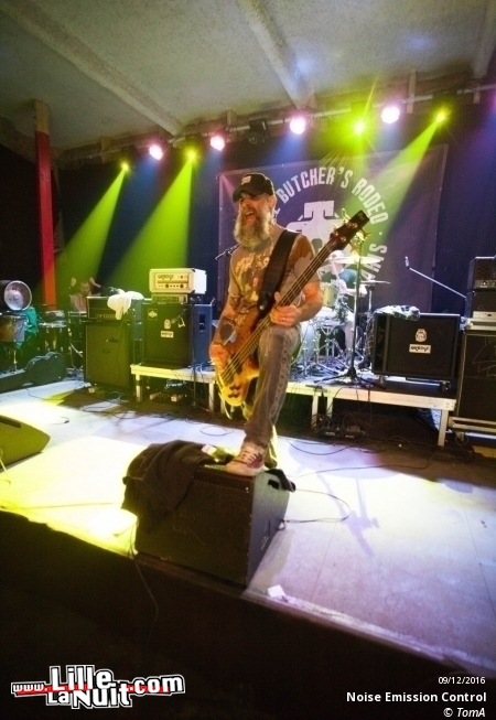 The Butcher’s Rodeo + Bunker Project + Noise Emission Control + Krazy Lizzy au Red Studio de Douai en live - photo n°6