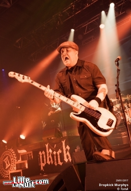 Dropkick Murphys + Slapshot + Skinny Lister à l’Aéronef en live - photo n°8