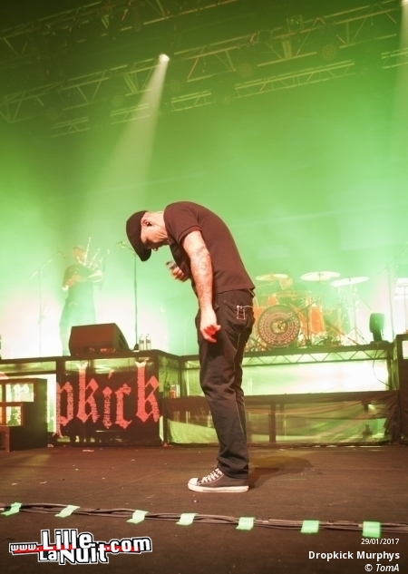 Dropkick Murphys + Slapshot + Skinny Lister à l’Aéronef en live - photo n°5