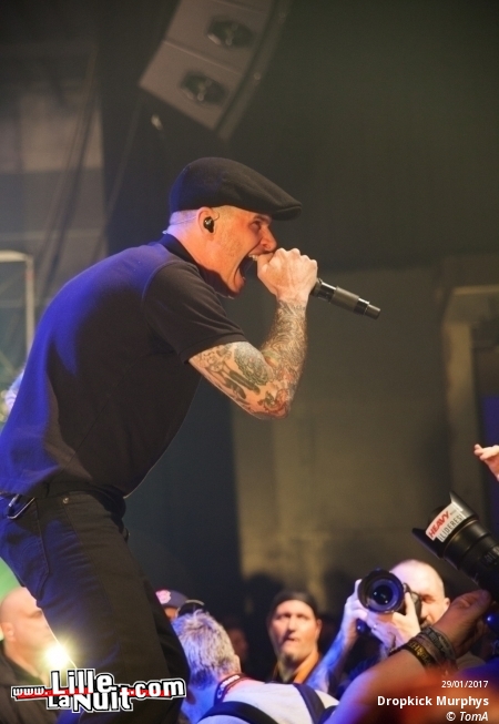 Dropkick Murphys + Slapshot + Skinny Lister à l’Aéronef en live - photo n°14