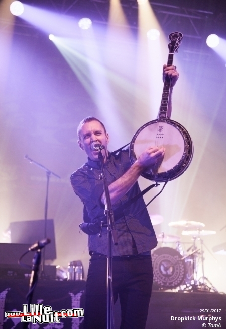 Dropkick Murphys + Slapshot + Skinny Lister à l’Aéronef en live - photo n°1